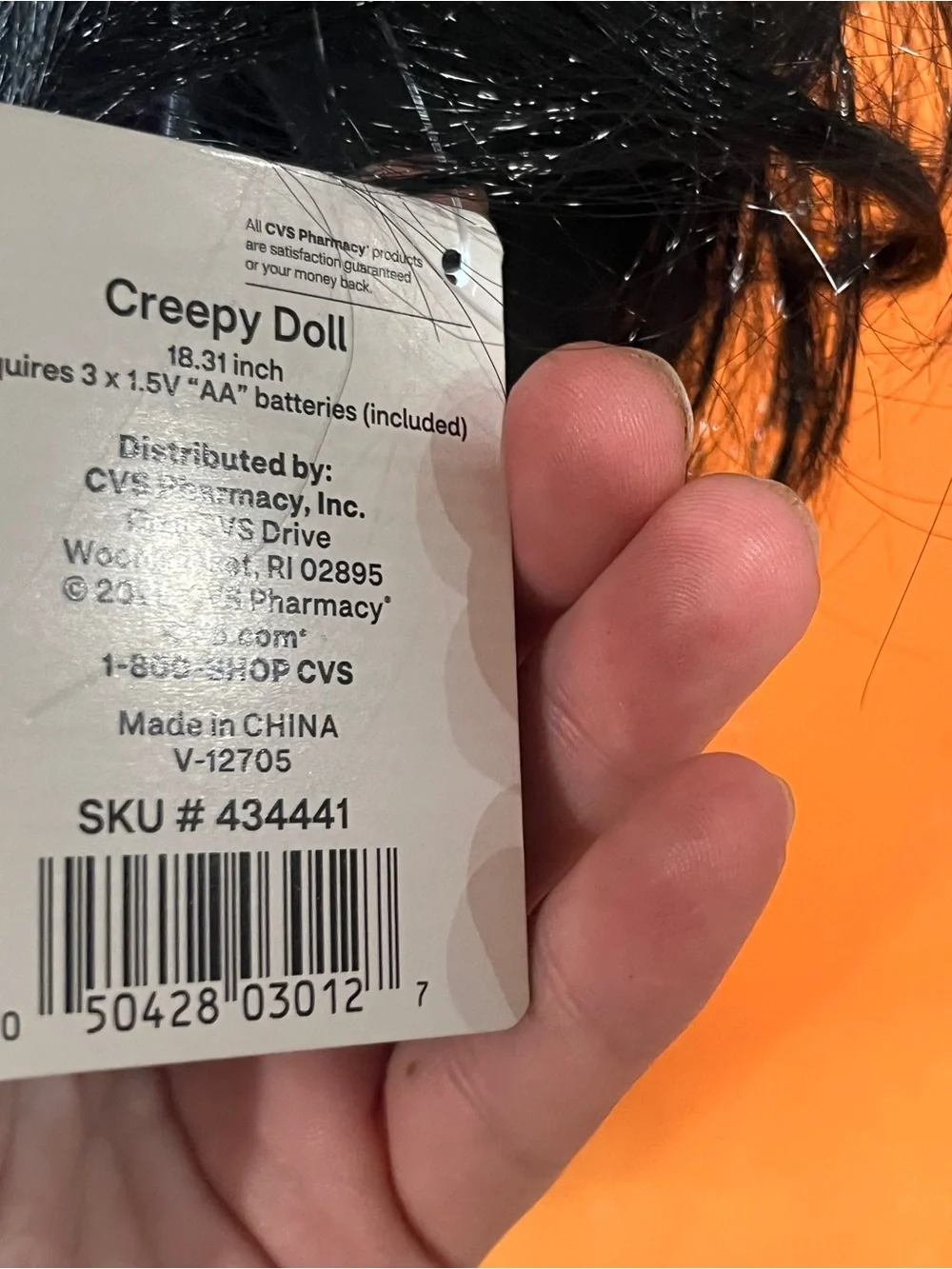 Creepy Doll Animatronics Doll